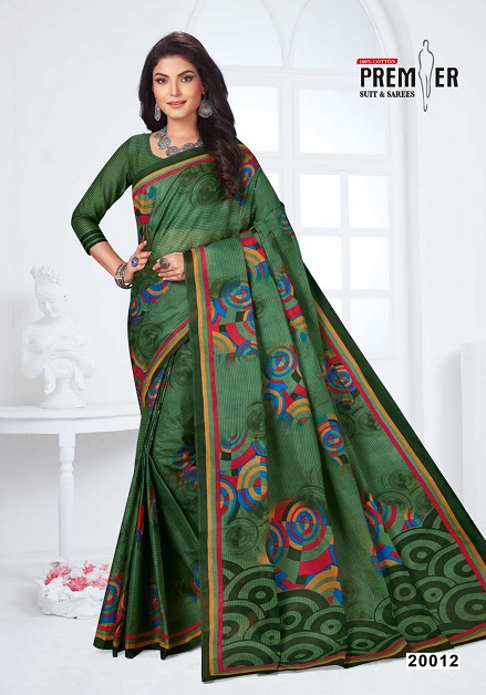 Premier Sun City Vol 20 Pure Cotton  Printed Designer Sarees